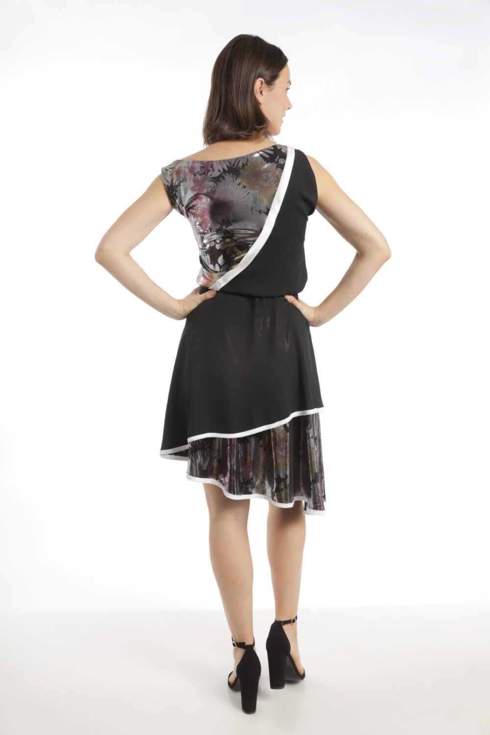 ASYMMETRICAL MINI DRESS - Image 2