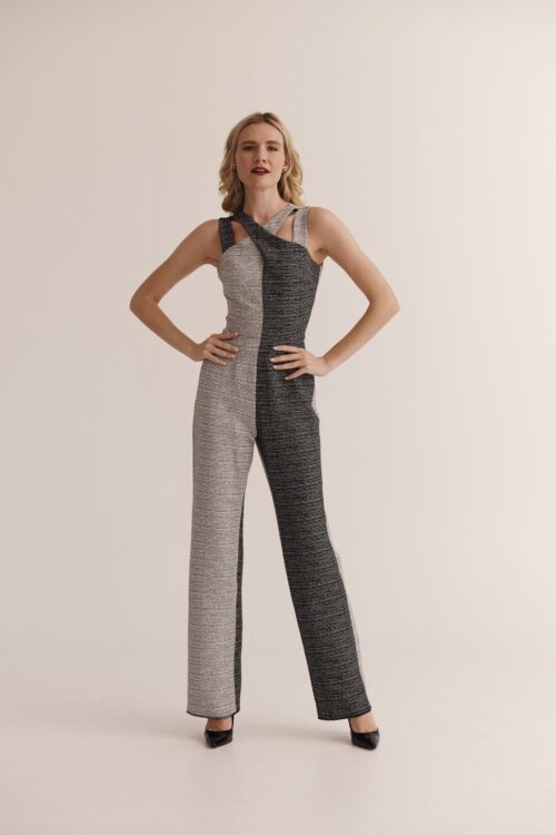 The Silver Halter Jumpsuit
