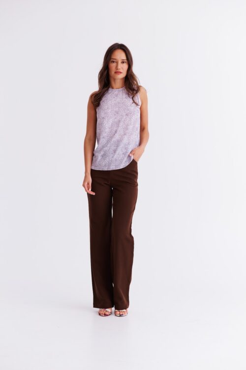 Shell + Wide Leg Pant Set