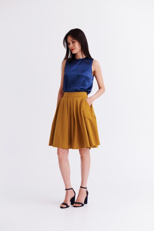 Box Pleated Skirt